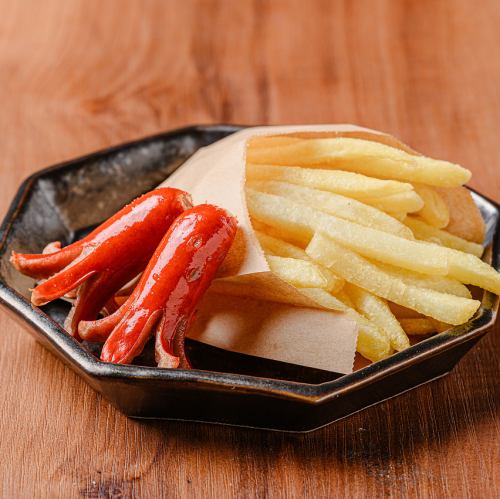 タコさんと細いポテト