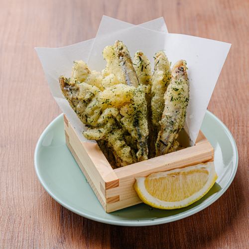 子持ちワカサギの磯辺揚げ