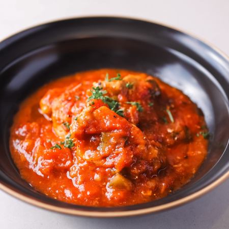 野菜だし香る鶏肉のトマト煮