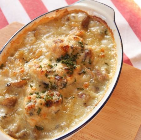 じゃがいもとブルーチーズのドフィノワ風グラタン