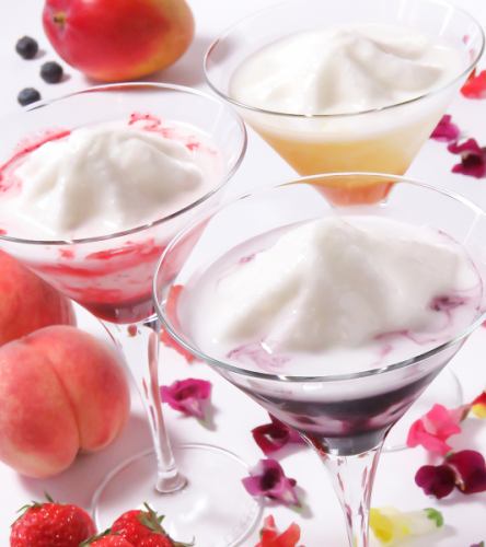 [New standard] Yogurt smoothie cocktail