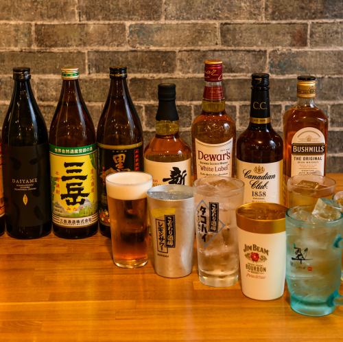 お酒の種類が豊富！