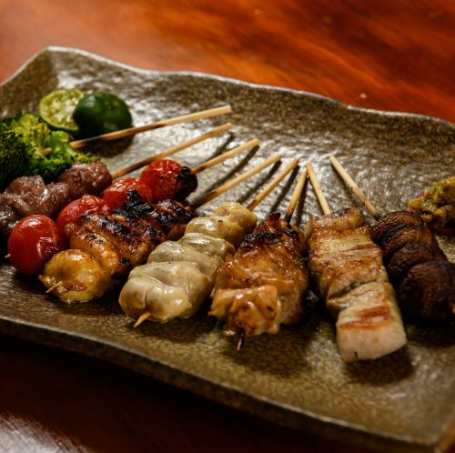 【迷ったらコレ!】おまかせ 焼鳥&野菜串盛り