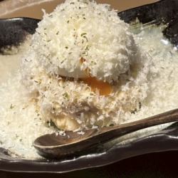 【まずはコレ!!】半熟玉子とチーズのポテトサラダ