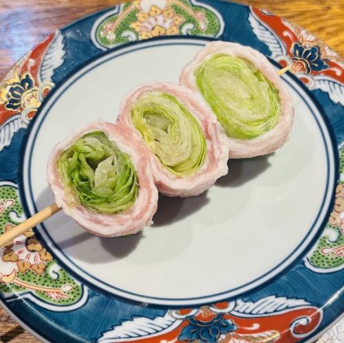 【人気No1】レタス豚バラ巻串