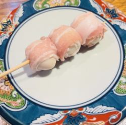 うずら豚バラ巻串