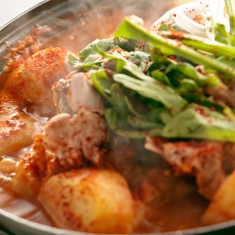 Classic course! 7 dishes including gamjatang + all-you-can-drink for 2 hours for 5,000 yen