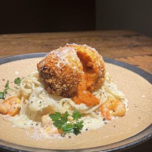 Shrimp Carbonara