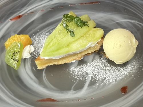[SEASON Sweets] Andean Melon Tart 649 yen (tax included)