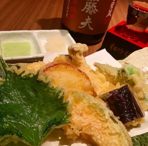 Kyoto vegetable tempura combination