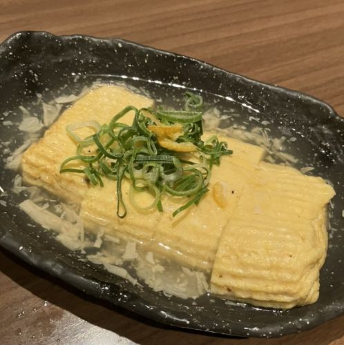Kyoto-style dashi roll with yuba sauce