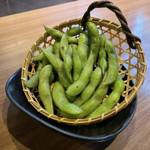 Green soybeans/Octopus wasabi/Jako oroshi/Plum jellyfish/Chinese cabbage kimchi