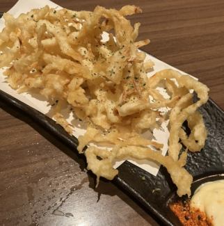 Surume squid tempura / secret fried chicken / deep-fried yuba sauce