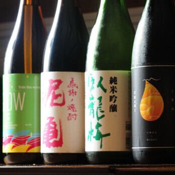 和食に寄り添う豊富な焼酎コレクション!