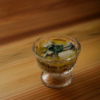 生牡蠣のレモンソース