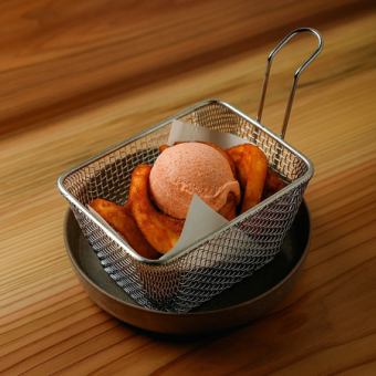 カリカリポテトフライ（梅紫蘇・明太ホイップ）