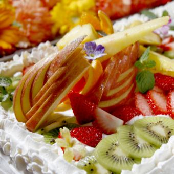 【기념일·생일 케이크】“두껍게 자른 로스트 포크” 봄의 한집 프렌치 코스 5,000⇒4,000엔