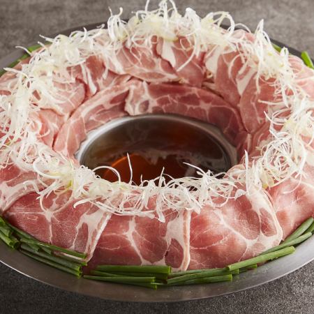 [Shinshu pork] Grilled meat shabu-shabu