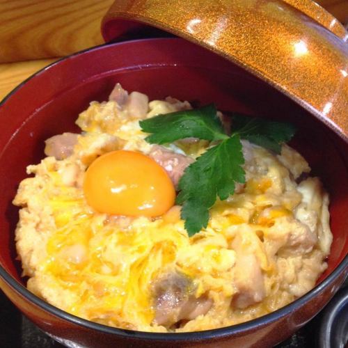 Oyakodon (with soup)