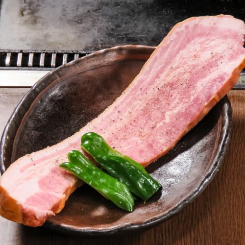 【고기】 소금/베이컨 스테이크