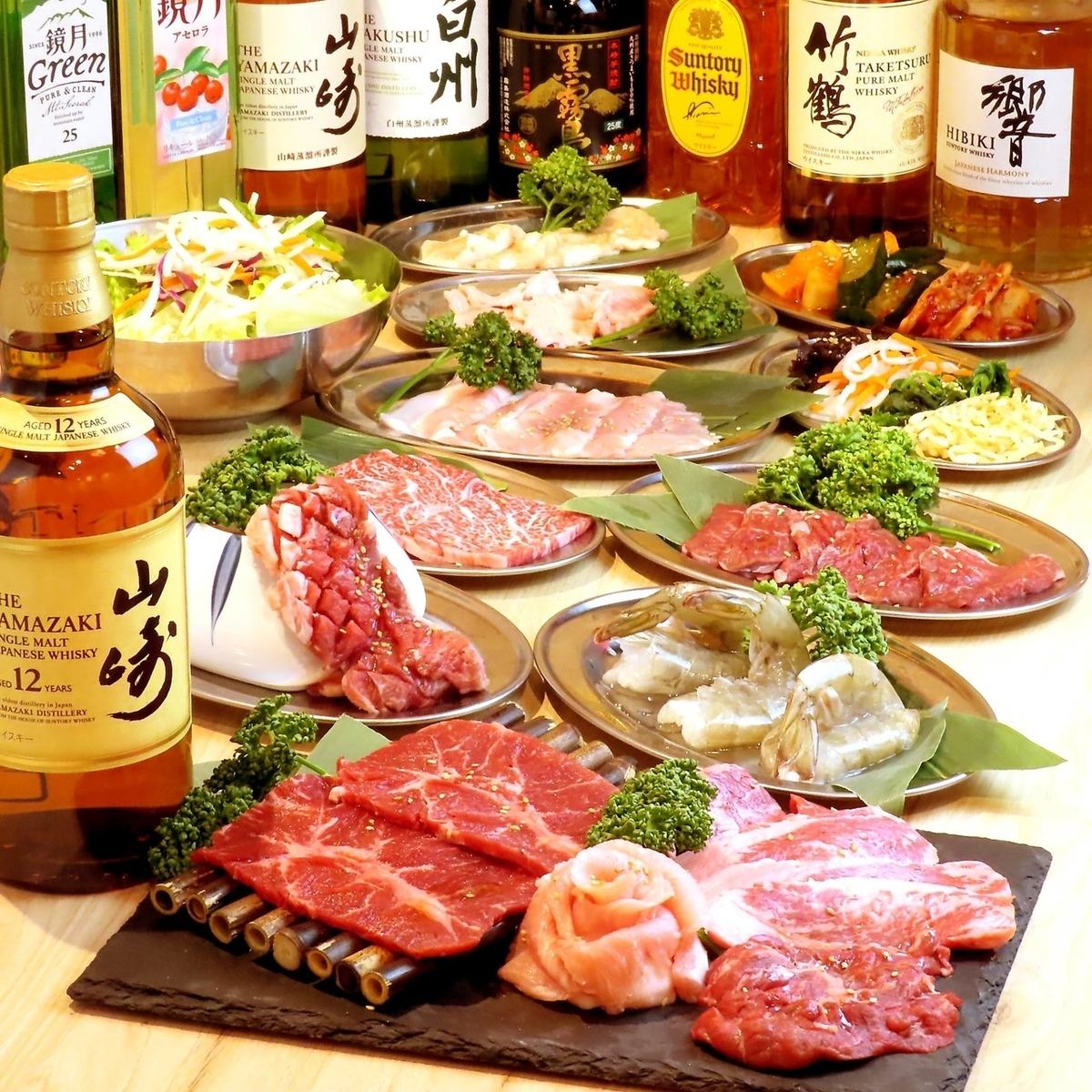 上質な部位だけを使用した食べ放題コースもございます！