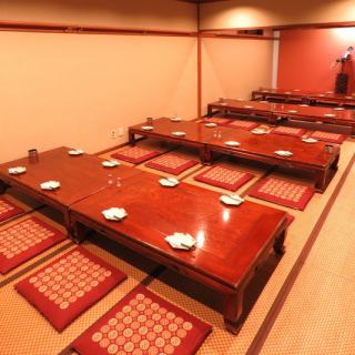 [2nd floor] Tatami seating for up to 20 people.