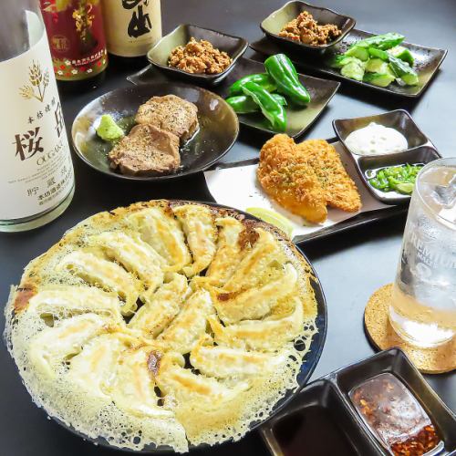 【各種宴会にオススメ◎】三大名物含む全5種＋2時間飲み放題（LO90分）付きコース　4000円（税込）