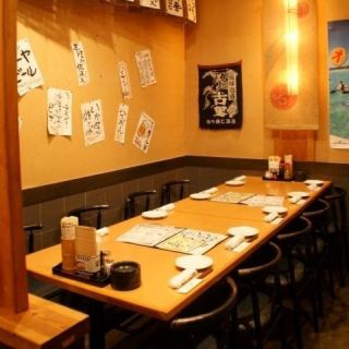 半個室テーブル席★8名～10名！人気なのでご予約はお早めに