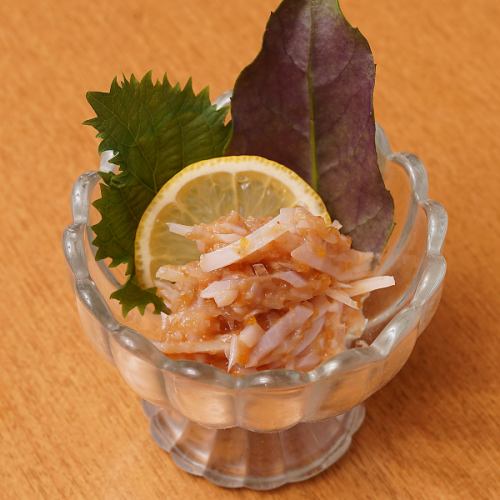 なんこつ梅和え
