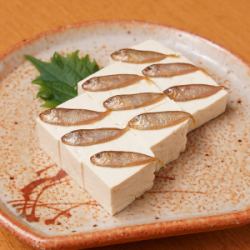 スクガラス豆腐