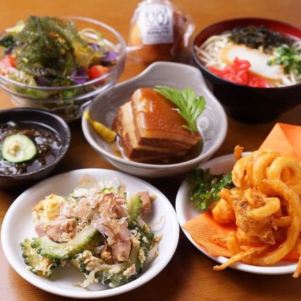 目黑迎賓/告別宴：“B. Islander套餐 6,000日元（8道菜）”，含2小時暢飲♪ 精緻沖繩料理★