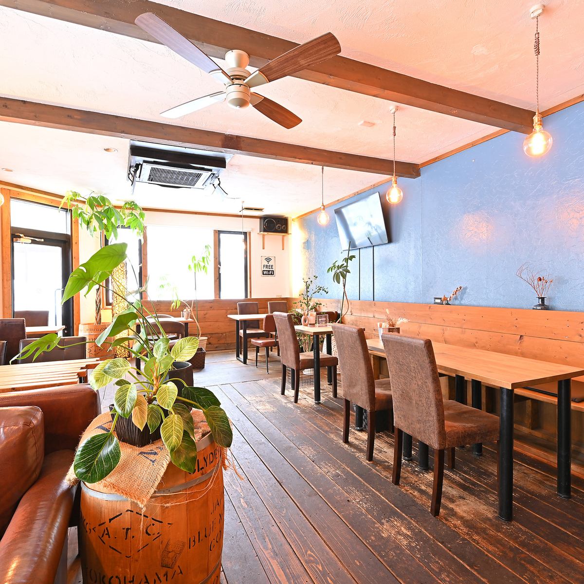 こだわり空間の店内でゆったりとした時間をお楽しみください！