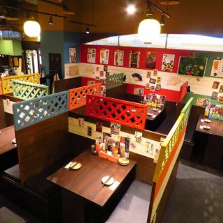 There are two types of seats to choose from! Spacious sunken kotatsu or spacious table box seats!