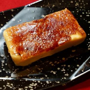 Spanish-style grilled pudding