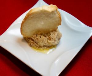 Homemade rillette pinchos (one piece)