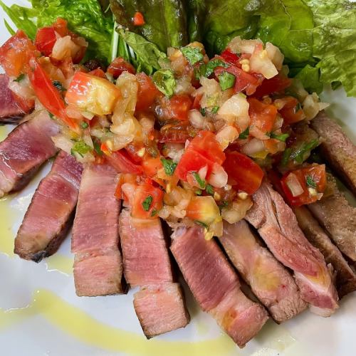 Iberian pork steak (200g) with Mexican SALSA salad