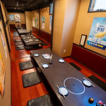最大40名様迄のご宴会も承っております！全席掘りごたつ個室ですので会社宴会や各種大型宴会には是非ご利用下さい。