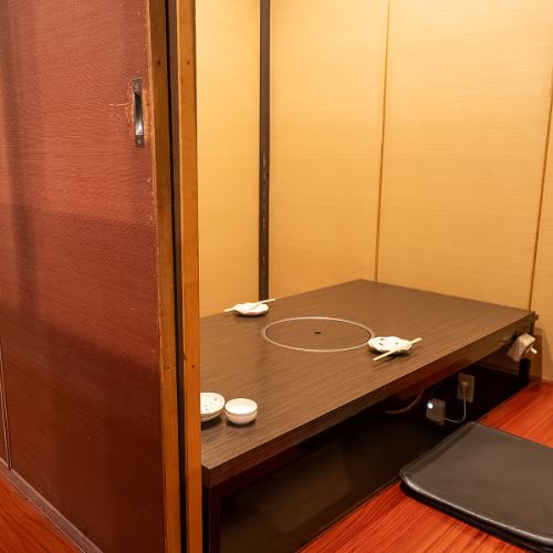 人数に合わせた個室をご用意しております。