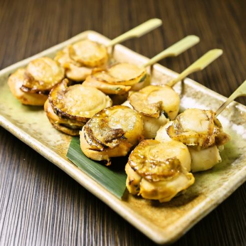 イカ明太串/ホタテ貝柱串