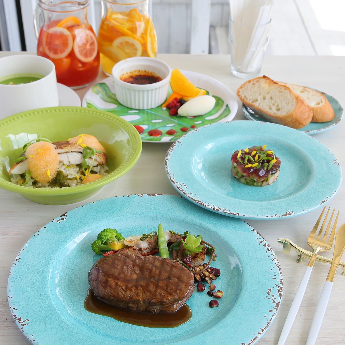 大原野菜とシェフの技が奏でる至福のコース7850円/12800円(税込)