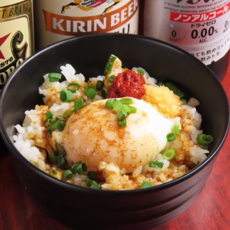 本店直伝 〆のバカ飯温玉ごはん