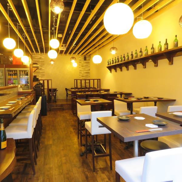 [Usage scene] If you are looking for a birthday party, girls-only gathering, date, etc. in Shinjuku, "Zeroichi" is recommended ♪♪ We also have spacious table seats and calm counter seats, so even couples ◎ There are plenty of course meals, so check it out ♪