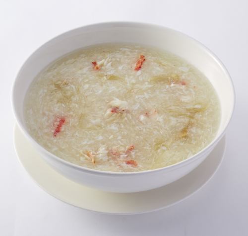 [Our specialty] Crab shark fin soup