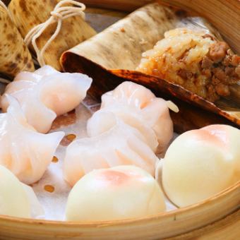 [Lunch only] Relax for girls' party lunch or holidays! "Kihi Dim Sum Course" including dim sum and soup with seafood, 2500 yen