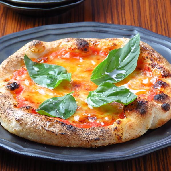 Quantities are limited★This exquisite pizza is handmade with 24-hour fermentation! We recommend the margherita for 1,150 yen♪