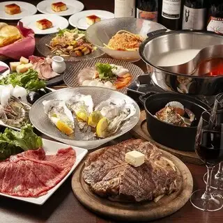【北海道直送の上質なお肉と魚介】黒毛和牛やジビエに新鮮魚介まで贅沢に味わい尽くすおすすめコース