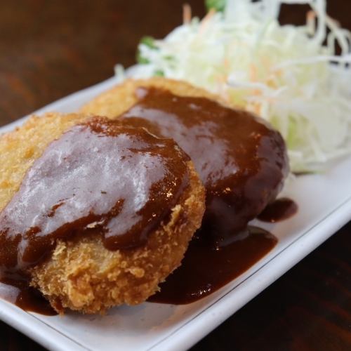 Beef tendon croquette