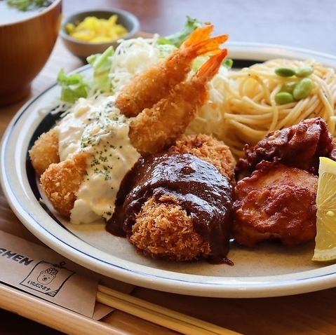 ボリューム満点★ランチメニュー、デザートメニューも豊富！