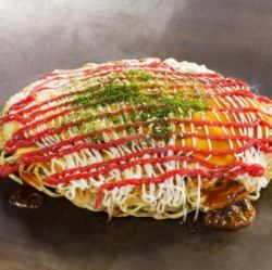 Grilled cod roe and cheese