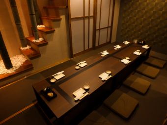 The diggotatsu seat on the second floor can accommodate up to 38 people.Perfect for medium group banquets!